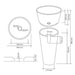 MOSAVIT CIRCULAR Lavabo Pedestal Circular Beige 3 a 5 Días MOSAVIT 