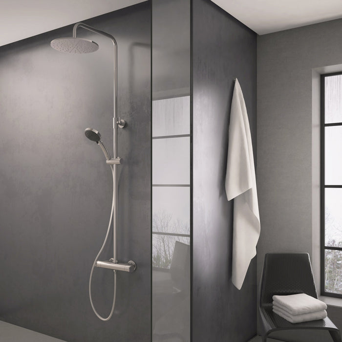 PRESTO 46049301 AROHA Columna Ducha Termostática Cuerpo Frío Rociador 200 mm