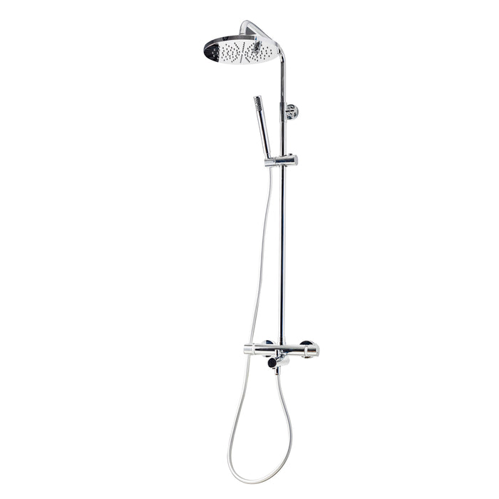 PRESTO 50049700 PYSA Grifo Ducha Termostática Con Columna Telescópica Cromo