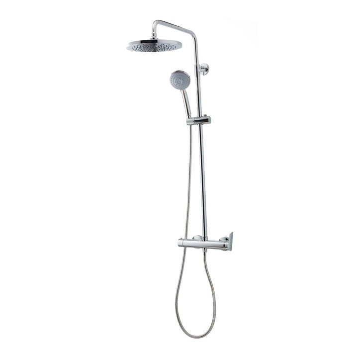 PRESTO 49550100 KILY Columna Ducha Mezcladora Rociador 200 mm y Flexo Inox