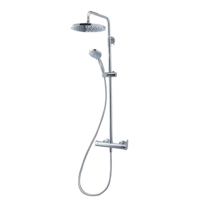 PRESTO 46250100 NINE Columna Ducha Mezcladora Rociador 200 mm y Flexo PVC