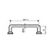 PRESTO 68285PR EQUIP Barra De Apoyo Recta Mural 300 Mm Bar Inox 285 Blanco