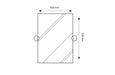 PRESTOBAR 240 Espejo Reclinable Inox Mate 3 a 5 Días Presto 