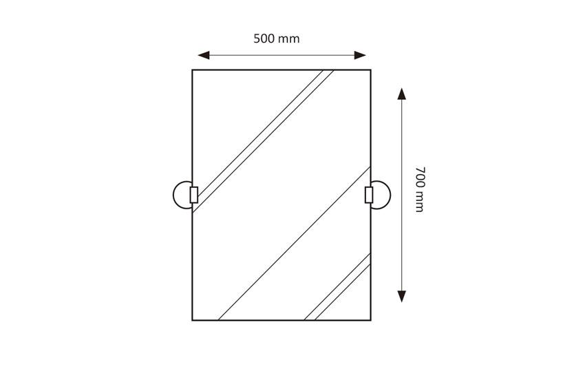 PRESTOBAR 240 Espejo Reclinable Inox Mate 3 a 5 Días Presto 
