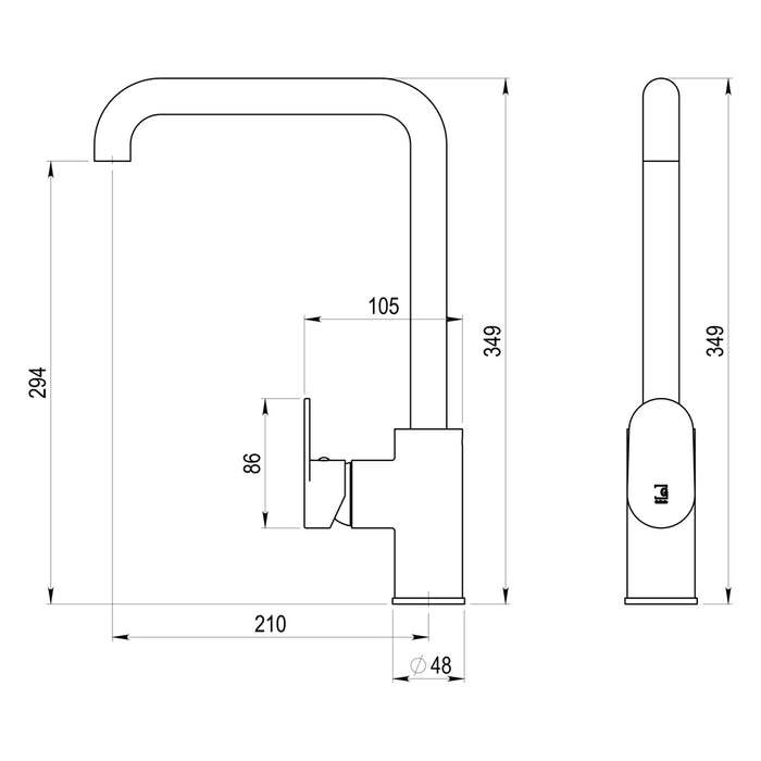 PRESTO 4628600 NINE Grifo De Cocina Cromo