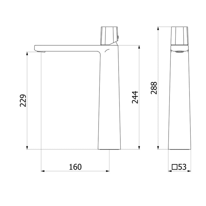 PRESTO 7924500 ESLA Grifo Lavabo Alto Con Desagüe Semiautomático