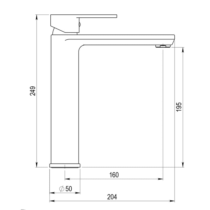 PRESTO 2155500 ZIP PLUS 2.0 Grifo Lavabo Alto Cromo