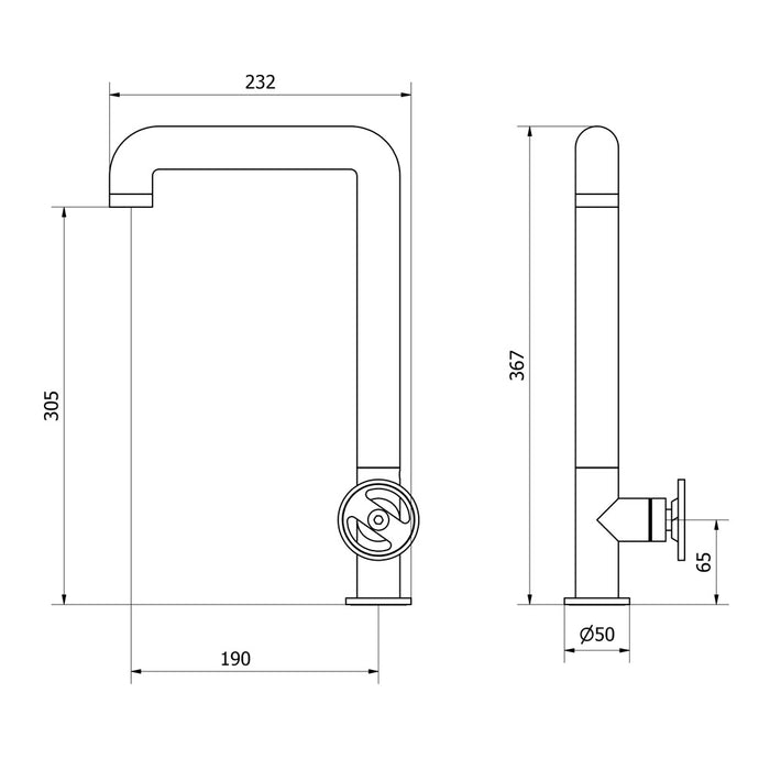 PRESTO 7964500 STREM Grifo De Lavabo Alto Pulsador Round Con Desagüe Semiautomático