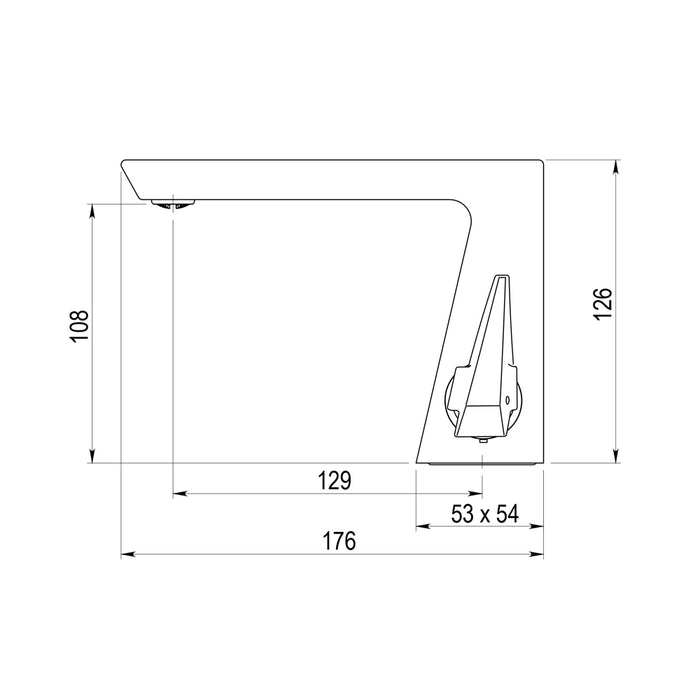 PRESTO 5705025 ALIA Grifo De Lavabo Alia Sin Desagüe Semiautomático Madera