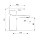 PRESTO 7174000 CÓNICO Grifo Lavabo Con Desagüe Semiautomático