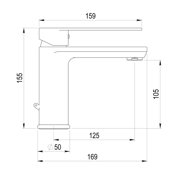 PRESTO 4624000 NINE Grifo De Lavabo Cromo Con Desagüe Semiautomático