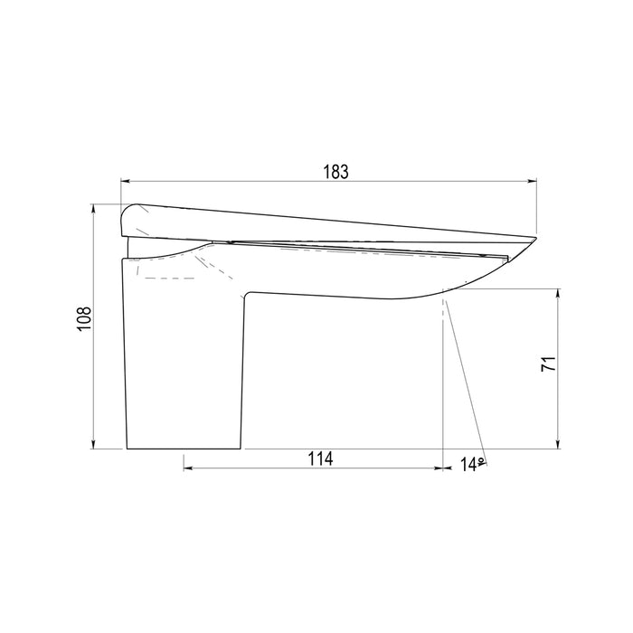 PRESTO 90045026 Grifo Lavabo Seven Mármol Negro
