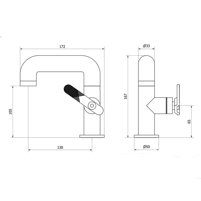 PRESTO 7975000 STREM Grifo De Lavabo Pulsador Lever
