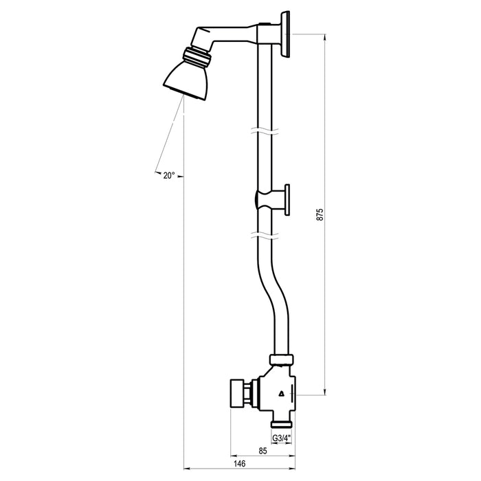 PRESTO LEG65060 Conjunto XT 65 (C) Con Rociador Orientable