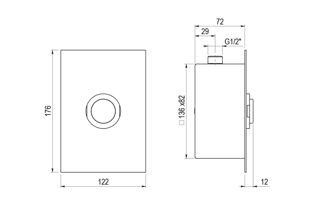 PRESTO P2626750 XT 2000 Ue Mármol Negro