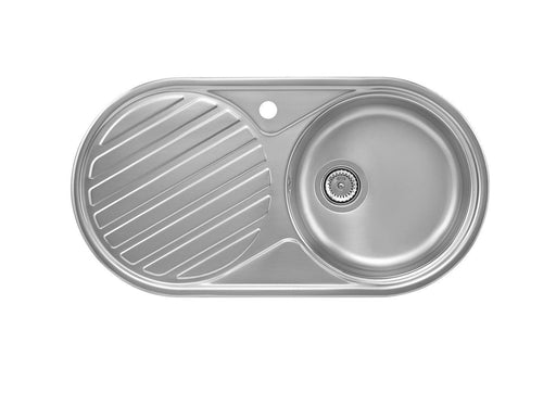 ROCA A870940845 DUO-80 Fregadero Con Escurridor Izquierda 24/48 Horas ROCA 
