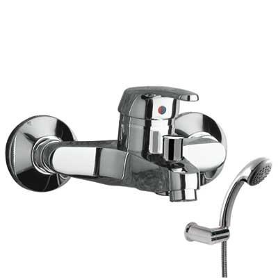 TRES 17017002 ECO-TRES Grifo Bañera-Ducha Ducha Antical y flexo doble engatillado 24/48 Horas Tres Grifería 