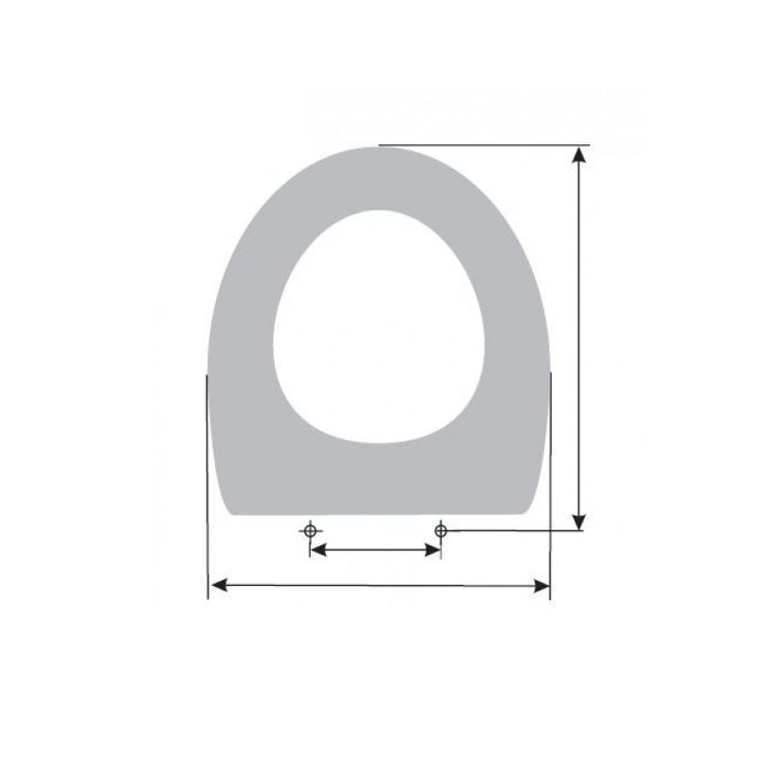 ETOOS 02575108 URBAN Tapa WC Noken Blanco
