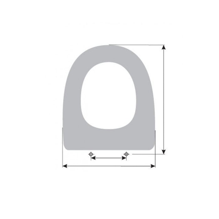 ETOOS 02293108 ITACA Tapa WC Noken Blanco