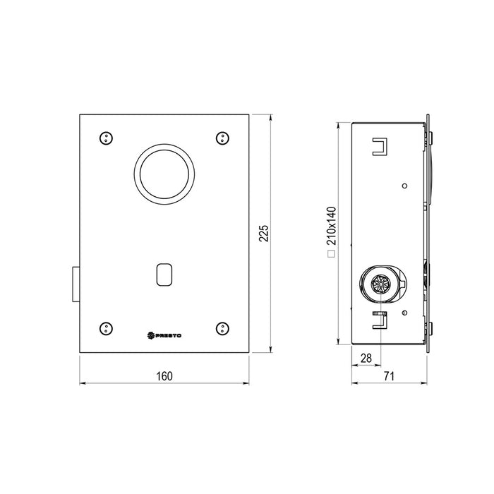 PRESTO 79701PR DOMO SENSIA Transformador Cromo