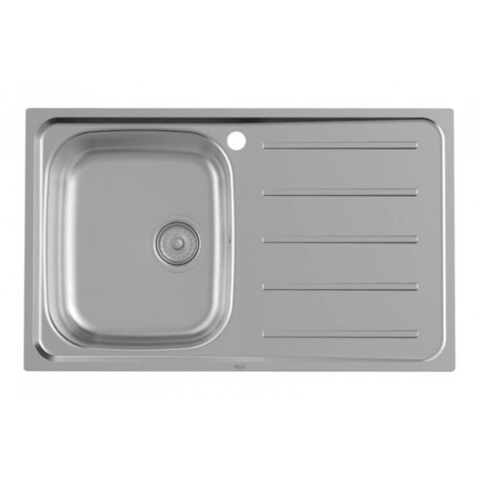 ROCA A873801A01 VICTORIA Fregadero 1 Cubeta Escurridor Derecha 80 cm Acero Inoxidable