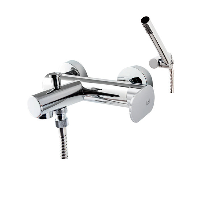 PRESTO 4641000 NINE Grifo Baño-Ducha Cilindro Cromo Con Accesorios De Ducha
