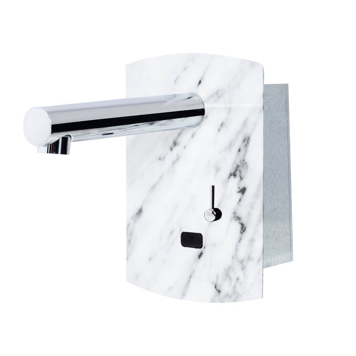 PRESTO P3179251 DOMO SENSIA PM Grifo Lavabo Mural Mezclador Transformador Mármol Blanco