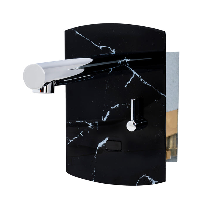 PRESTO P2679250 DOMO SENSIA PM PM Grifo Lavabo Mural Mezclador Pila Mármol Negro