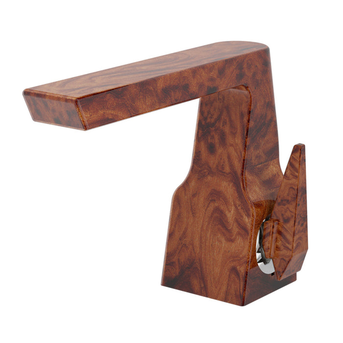 PRESTO 5705025 ALIA Grifo De Lavabo Alia Sin Desagüe Semiautomático Madera