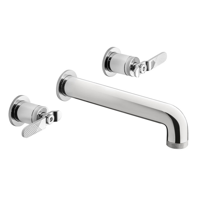 PRESTO 7975600 STREM Grifo De Lavabo Mural Bimando Pulsador Lever
