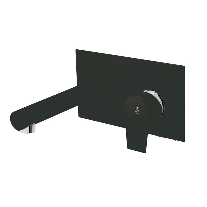 PRESTO 4605616 AROHA Grifo Mural De Lavabo Negro