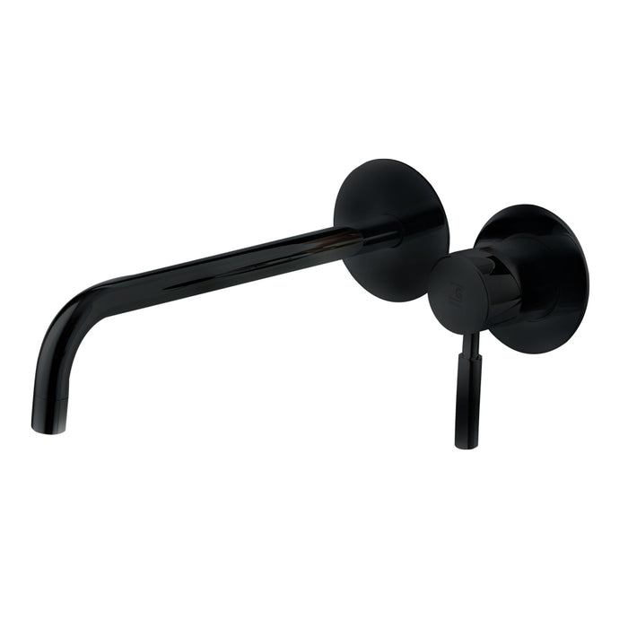 PRESTO 8655616 THEO Grifo Lavabo Mural City Sin Placa Negro