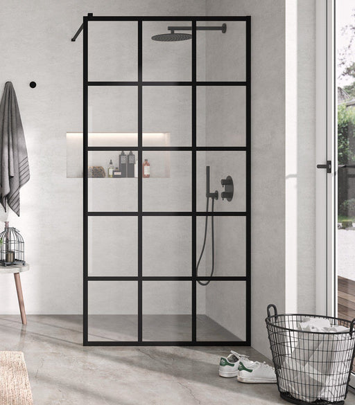 KASSANDRA FR103 FRESH Fijo Ducha Aluminio Negro Mate Decor Cuadro 3 a 5 Días KASSANDRA 