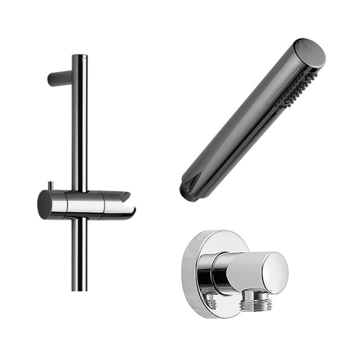 PRESTO KIT367500 Kit Ducha TEKNO Con Accesorios FUTURA Cromo + Toma De Agua