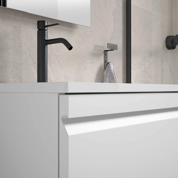 VISOBATH 72186 LAGOS 50 Mueble de Baño con Lavabo 2 Cajones Color Blanco Ada Mate