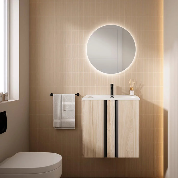 VISOBATH 72182 LAGOS 50 Mueble de Baño con Lavabo 2 Puertas Color Aliso