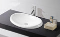 BATHCO 4022 Lavabo Semi Encastre Ova ELLIPSE 620x370x110 3 a 5 Días The Bath Collection 