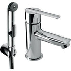 LEX-TRES 181113 Grifo Lavabo para Bidé WC Duchita con Cierre y Flexo SATIN 5 a 7 Días Tres Grifería 