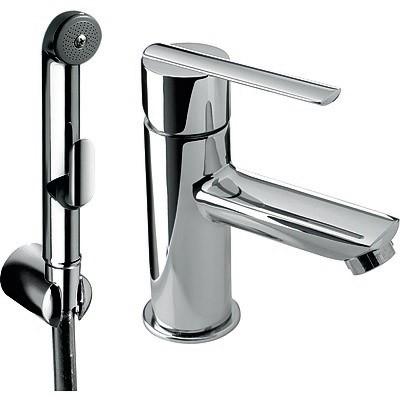 LEX-TRES 181113 Grifo Lavabo para Bidé WC Duchita con Cierre y Flexo SATIN 5 a 7 Días Tres Grifería 