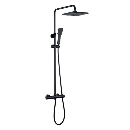 LLAVISAN L126004 Conjunto De Ducha Termostático Negro Mate Cuadrado 24/48 Horas LLAVISAN 