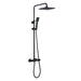 LLAVISAN L126004 Conjunto De Ducha Termostático Negro Mate Cuadrado 24/48 Horas LLAVISAN 