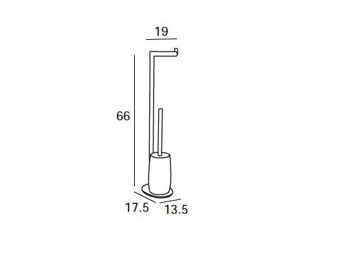 MANILLONS TORRENT 06539005 ECO Auxiliar De Pie Cromo/Blanco