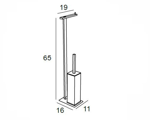 MANILLONS TORRENT 06840002 Auxiliar De Pie Cromo