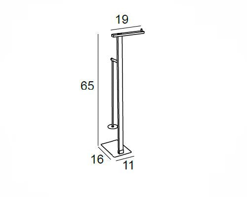 MANILLONS TORRENT 06939002 Auxiliar De Pie Cromo