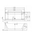 AQUORE MEDITERRANEO Bañera Exenta 75x170 Blanca 3 a 5 Días Aquore 