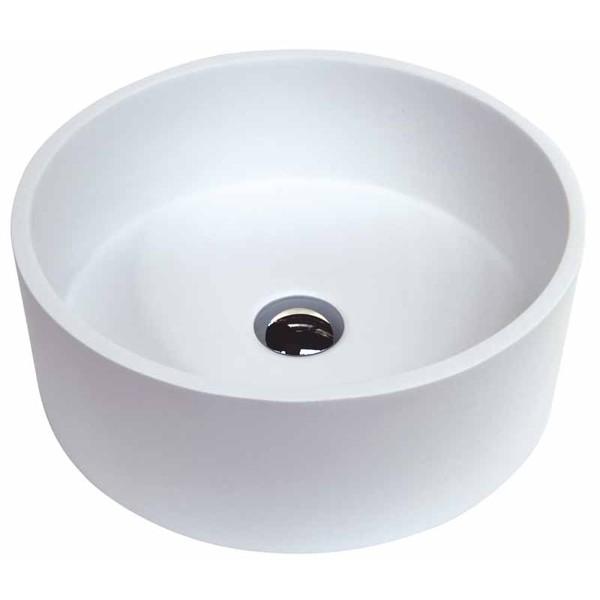 MOSAVIT RADA Lavabo Sobre Encimera De Solid Surface Blanco 3 a 5 Días MOSAVIT 
