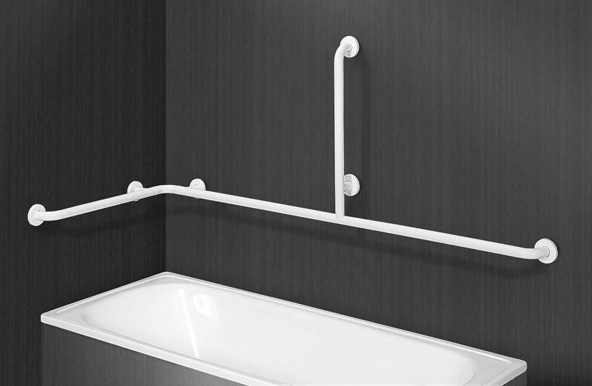 PRESTOBAR 195 Barra Bañera Horizontal En Ángulo Nylon Blanco 3 a 5 Días Presto 