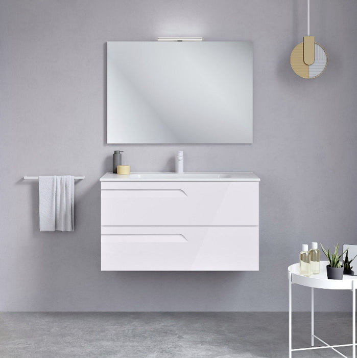 ROYO VITALE Conjunto Mueble 2 Cajones F-39 Blanco Brillo 5 a 7 Días MOBILIARIO ROYO 
