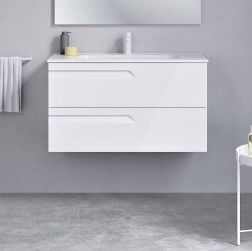 ROYO VITALE Mueble+Lavabo 2 Cajones F-39 Blanco Brillo 5 a 7 Días MOBILIARIO ROYO 