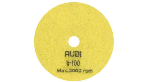 RUBI 62971 Disco Flexible Diamantado Para Pulir 100 mm Grano 100 7 a 10 Días Rubi 